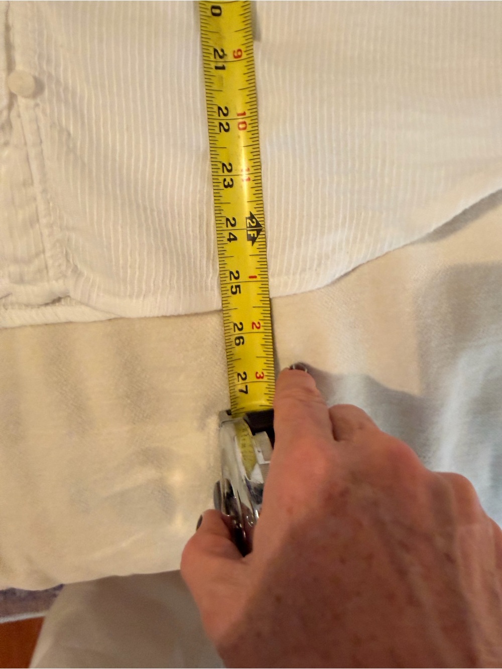 Quince Organic Cotton Pintuck Ruffle Blouse White Women’s M Cottagecore - Picture 7 of 7
